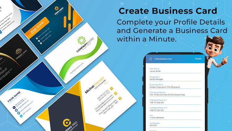 Digital Business Card Maker - 1.4 - (Android)