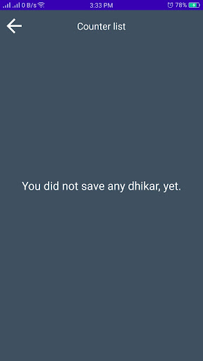 Tally Counter Dhikr and Dua