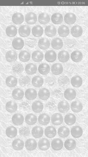 Android application Bubble Wrap screenshort