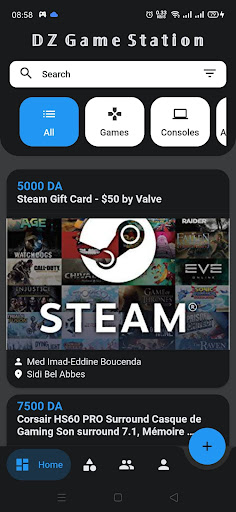 Android application DZ Game Station screenshort