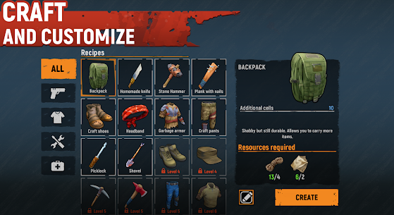 Let’s Survive – Survival game in zombie apocalypse v0.10.3 (Mod) 6