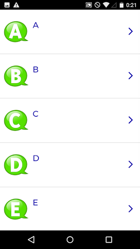 Android application Financial Dictionary screenshort