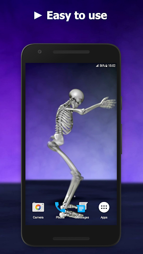 Dance Skeleton Video Wallpaper Screen 3