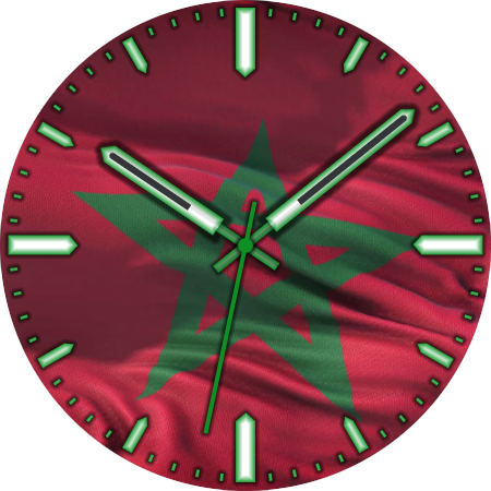 Morocco Flag Watch Face