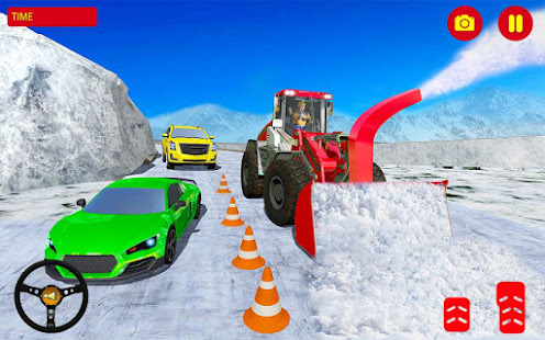 Grand Snow Excavator Simulator :Road Construction Varies with device screenshots 5