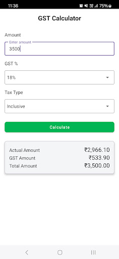 GST Calculator