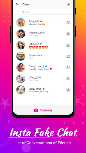 Fake Chat - Insta Fake Chat Post and Direct Prank