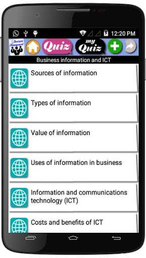 Android application Business Management screenshort
