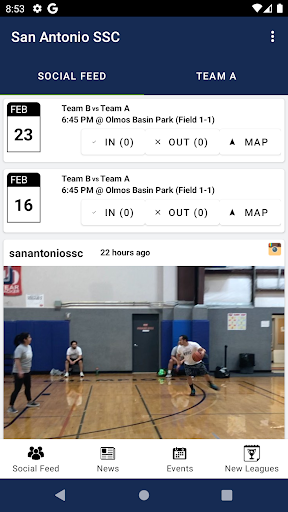 Android application San Antonio SSC screenshort