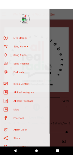 All Real Radio Screen 2