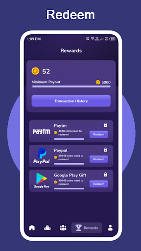 Android application Watch & Earn Cash - Earn Money screenshort