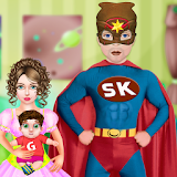 Superhero Grow Up Adventure: Mommy Care Story Game icon