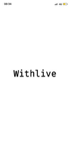 Android application Withlive screenshort