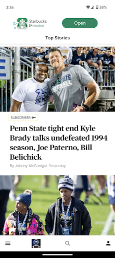 Android application PennLive: Penn State Football screenshort
