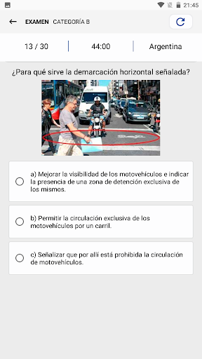 Examen teórico de manejo Screen 3