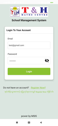 Screenshot of T&H Maths Centre
