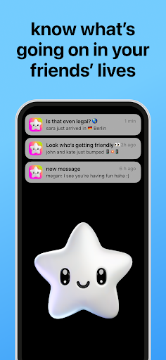 Screenshot of Blink — friends location