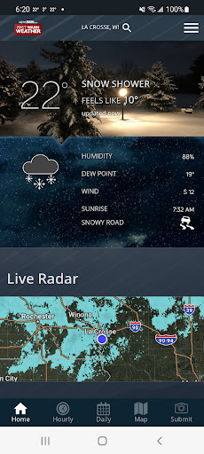 Android application News 8000 First Warn Weather screenshort