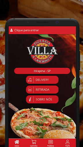 Android application Villa Pizzaria e Lanchonete screenshort