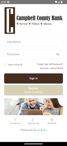 Campbell County Bank Screen 2