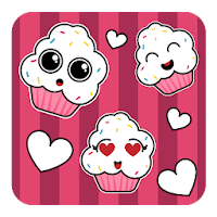 Cute Cupcakes Emoji Stickers