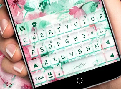 Springtime Flowers Keyboard Th