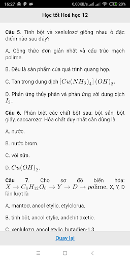 Giải bài tập Hoá học lớp 10 ba Screen 2
