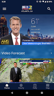 WSB-TV Channel 2 Weather Screenshot