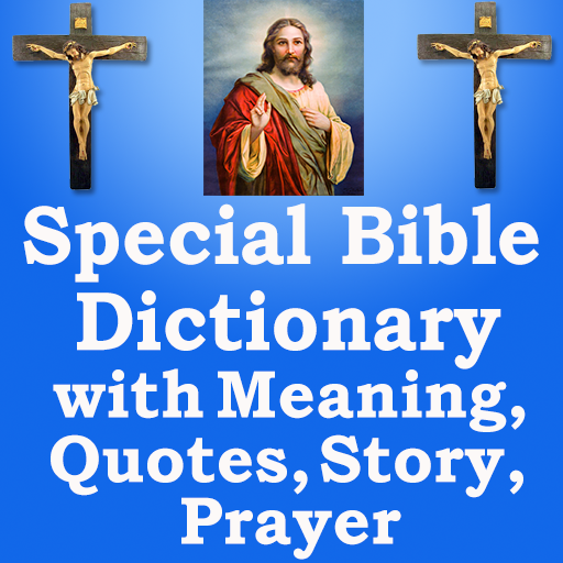 bible dictionery with meaning, logo