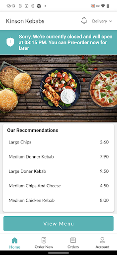 Kinson Kebabs Screen 2