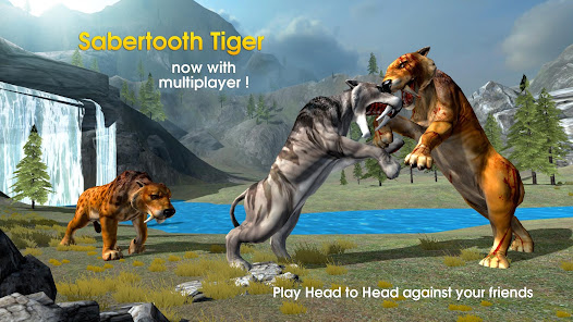 Captura de Pantalla 9 Sabertooth Tiger Chase Sim android