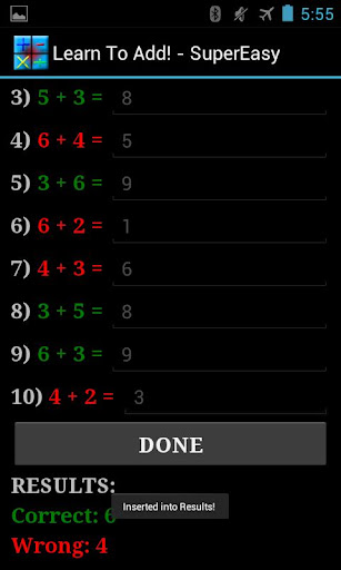 Math Mania Screen 3