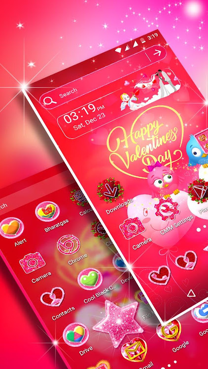 Valentine Day Launcher Theme - 5.0 - (Android)