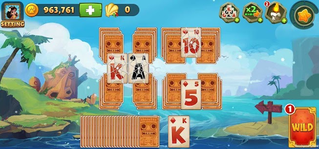 Solitaire Vacation – Tri Peaks  Full Apk Download 7