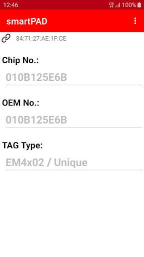 Android application smartPAD - Basic screenshort