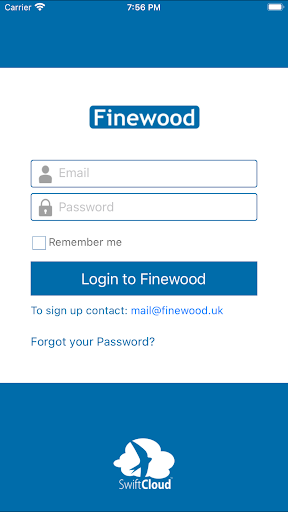 Android application Finewood screenshort