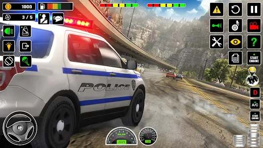 SUV Police Car Chase Cop Sim