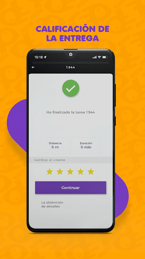 Android application PediBoss Riders screenshort