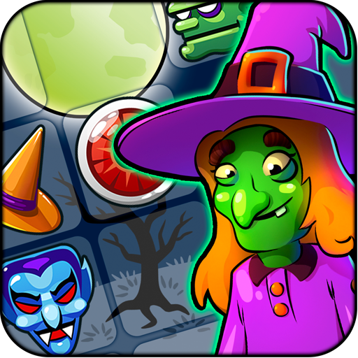 Halloween Witch Puzzle World  Icon