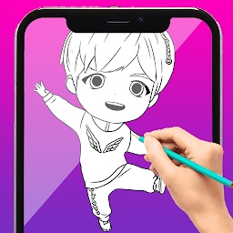 Icon image AR Draw Coloring Tiny Tan BTS