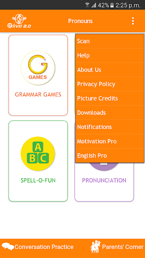 Gems English Grammar 4 Screen 3