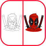 How to Draw Deadpool icon