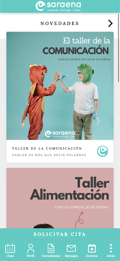 Android application Centro Saraena screenshort
