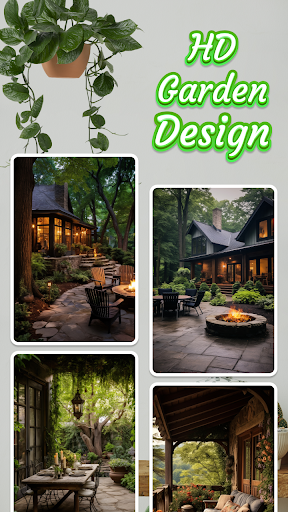 Beautiful Garden HD Wallpaper Screen 2