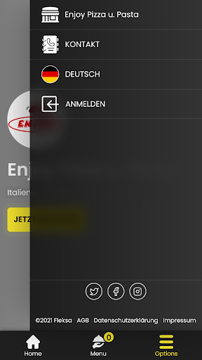 Enjoy Pizza u. Pasta Screen 2