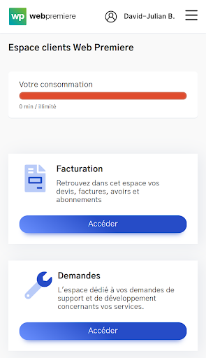Android application Web Premiere screenshort