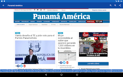 Captura 21 Diarios Panameños android