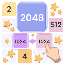 Imagen de ícono de 2048 Merge: Puzzle Challenge