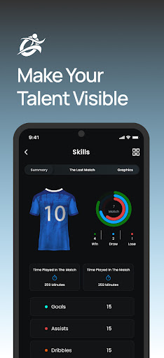 Android application ScoutMe Academy screenshort