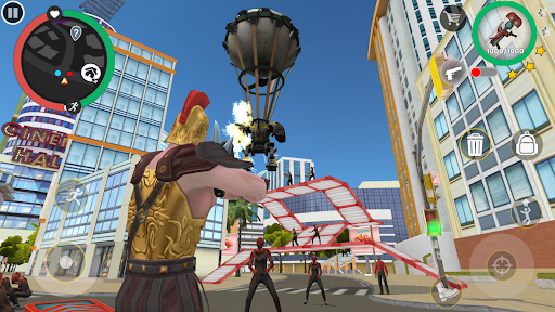 Rope Hero: Cheatground MOD 1